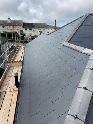 A roof built by AK Roofing