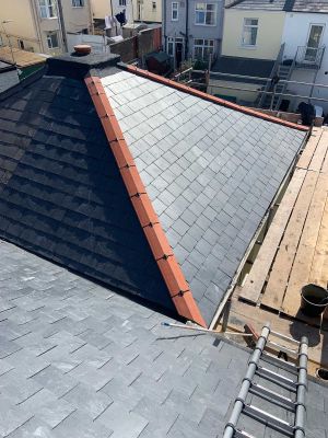 A roof that has been tiled by AK Roofing