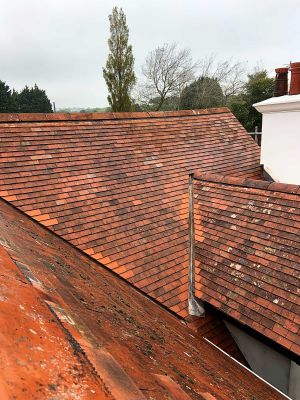 Beautiful terracotta tiled roof. AK Roofing and Property Maintenance